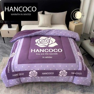 Siêu phẩm chăn lông thỏ HANCOCO cao cấp siêu ấm, siêu mềm nhập khẩu siêu ấm hàng nhập khẩu loại 1