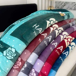 Chăn lông thỏ Chăn đắp mùa đông CoCo siêu dày ấm, chăn đại hàn hàng nhập khẩu cao cấp 2mx2m3