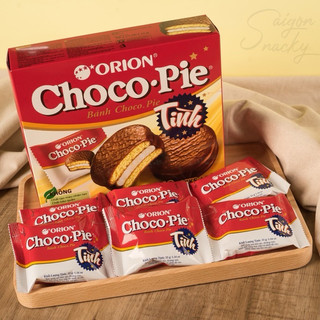 Combo 1 thùng 8 hộp chocopie Orrion hộp 396g