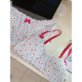 Set bộ đồ nhún bèo xinh xắn - Handmade by Mimi house