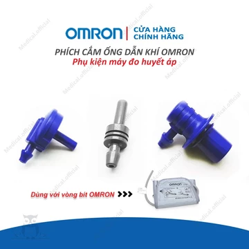[ PHỤ KIỆN ] Phích cắm ống dẫn khí vòng bít huyết áp OMRON - Phụ kiện máy đo huyết áp