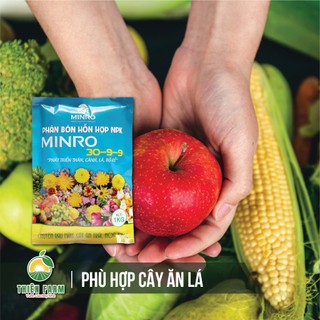 Phân bón NPK 30-9-9+TE THIỆN FARM (túi 1kg) giúp cây phát triển bộ rễ, thân, cành lá, tăng đề kháng