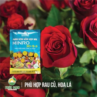 Phân bón NPK 30-9-9+TE THIỆN FARM (túi 1kg) giúp cây phát triển bộ rễ, thân, cành lá, tăng đề kháng