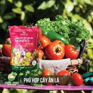 Phân bón NPK 15-5-20 THIỆN FARM (túi 200g) giúp cây ra hoa đậu trái, nuôi hoa to lâu tàn, trái to thơm ngon