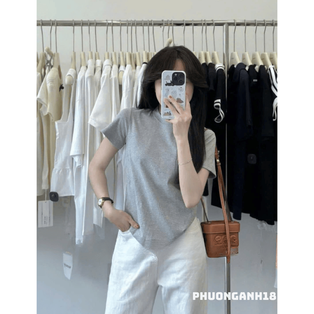 [Hàng có sẵn] Áo thun trơn babytee hàng Quảng Châu Mác Nafan A115
