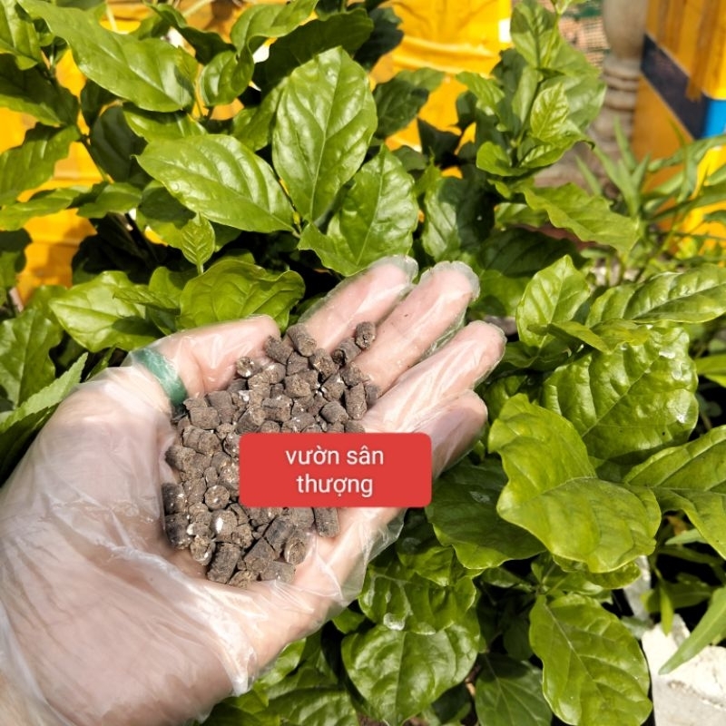 Túi 5kg Phân Gà Hữu Cơ Nhật Viên Nén Bón Hoa Hồng, Rau Củ Quả Cây Cảnh... chia lẻ từ bao 15kg