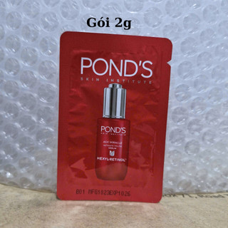 20 Gói Serum cao cấp dưỡng da đa tầng Pond's Skin Institute dưỡng trắng và ngăn ngừa lão hóa- Hàng tặng 2g