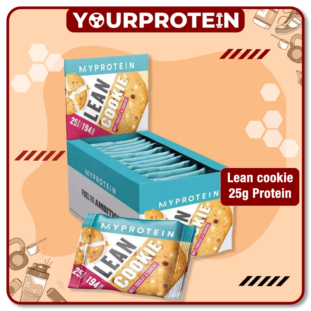 Myprotein Bánh Protein Lean Cookie 25g Protein - 1 Hộp 12 Bánh | Shopee ...