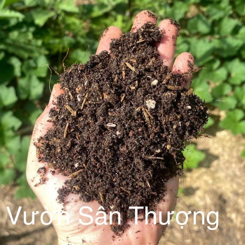 Giá Thể Đã Trộn Sẵn Gói 2kg Cho Rau, Củ, Quả, Cây Cảnh,.. Gồm Đất Phù sa, Tricho, Phân Nhật, Trù.n Quế,v.v Trồng Ngay