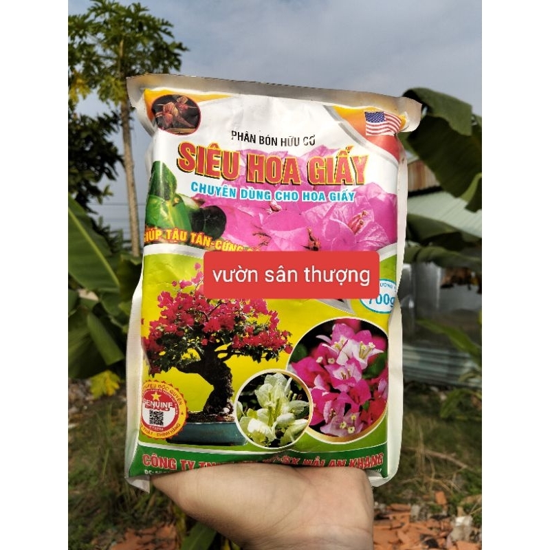 700g Phân Bón Hữu Cơ Chuyên Dùng Cho Hoa Giấy, Có Thể Dùng Cho Nhiều Loại Cây rau, Củ, Quả, Cây Cảnh