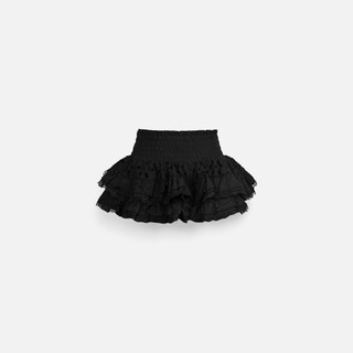 Chân Váy Nữ Ngắn Ruff Layers, Chất Vải Thô Cotton Phối Ren Cứng Thoải Mái, WCV039 SOME HOW STORE