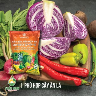 Phân bón NPK 17-17-17 THIỆN FARM (túi 1kg) giúp cải tạo cây, bung chồi, nhú đọt, dinh dưỡng cân bằng
