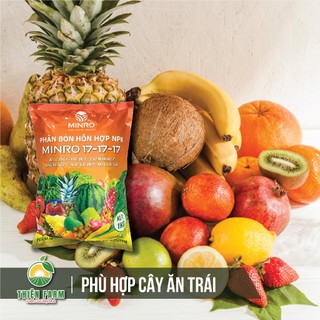 Phân bón NPK 17-17-17 THIỆN FARM (túi 1kg) giúp cải tạo cây, bung chồi, nhú đọt, dinh dưỡng cân bằng