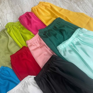 Quần Lụa Nhiều Màu Mặc Áo Dài Cho Bé Gái, Quần Lụa Mặc Bà Ba Siêu Đẹp Chất Lụa Bóng Suôn Mượt Ống Rộng QU01 - BEEKIDS