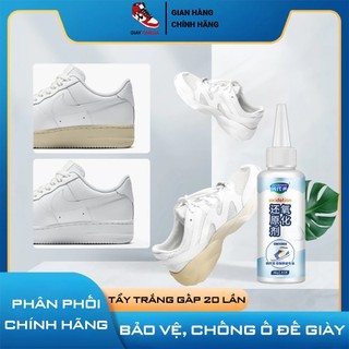 Dung Dịch Tẩy Ố Vàng Đế Giày cực mạnh - Công nghệ Nhật Bản tẩy trắng, khử ố vàng - Vệ sinh, làm trắng sneaker, giày dép