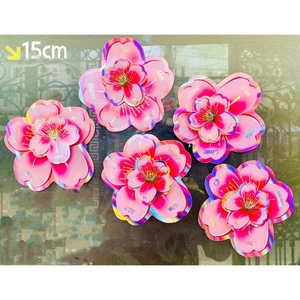 SET HOA MAI, HOA ĐÀO 3D ÁNH PHẢN QUANG trang trí Tết 🌸