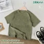 Áo Cộc Tay Cổ Tròn Cotton Bé Trai Dokma DA1555 DA2108 DA1507 DA1584 DA2869 DA2873