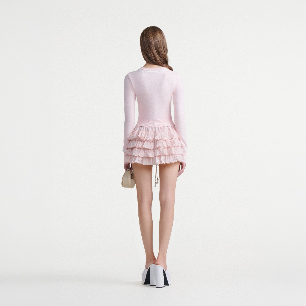 Ảnh Dear José - Áo dệt kim Cardigan viền ren Sakura 3