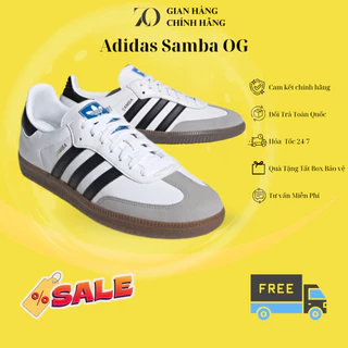 [ Cam Kết Chính hãng ] Giày Adidas Samba OG Classic White Black Gum Full Box