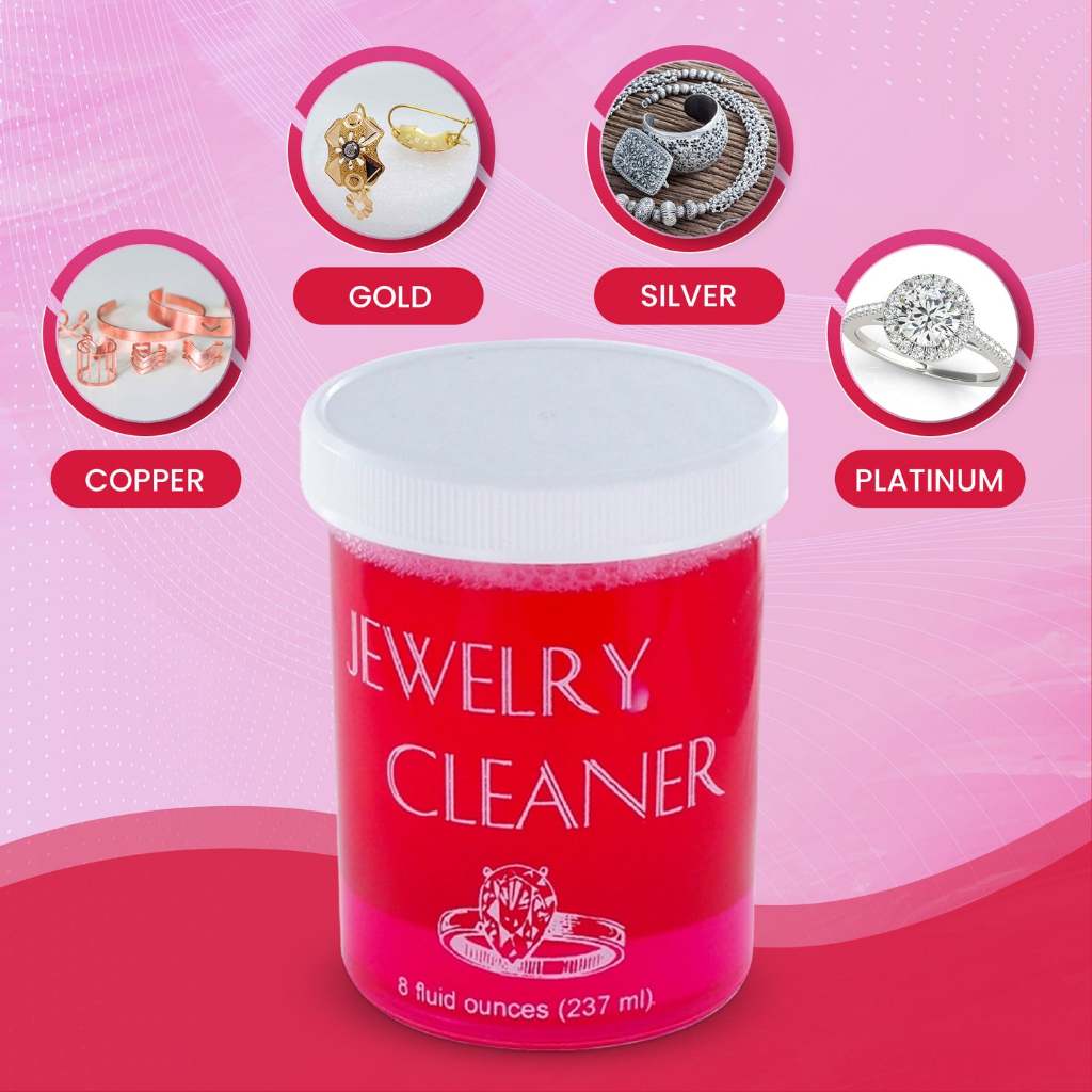 Nước Rửa Bạc trang sức kim loại trắng bóng như xi mới Can 5 lít