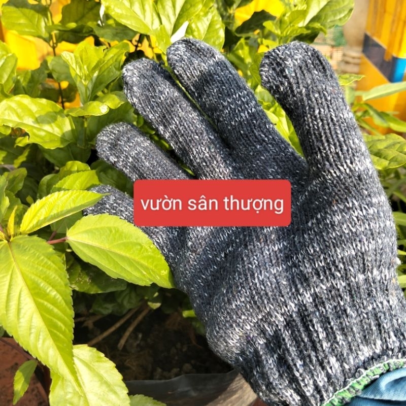 1 Đôi Găng Tay Len Đa Năng Làm Vườn, Chạy Xe, Làm Việc, Che Nắng