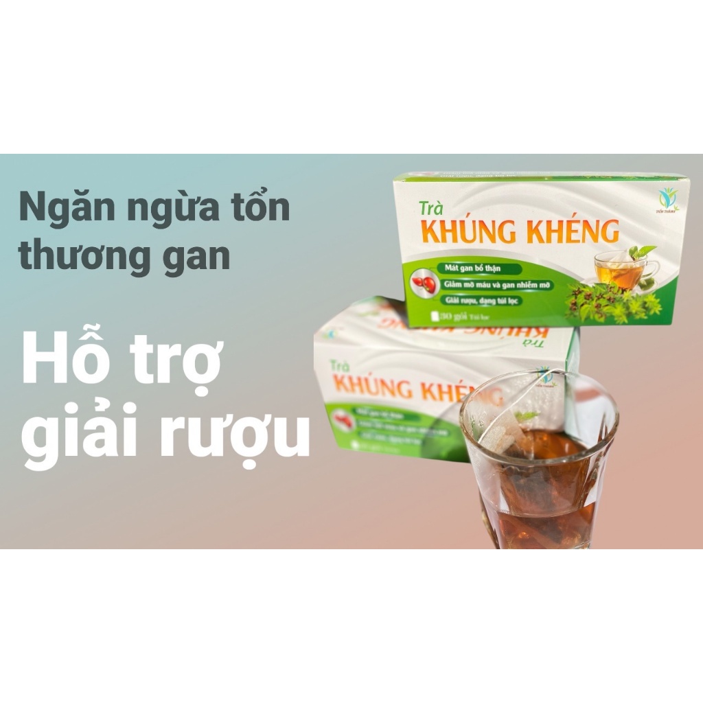 Trà giảm mỡ máu và gan nhiễm mỡ khúng khéng Tiến Thành