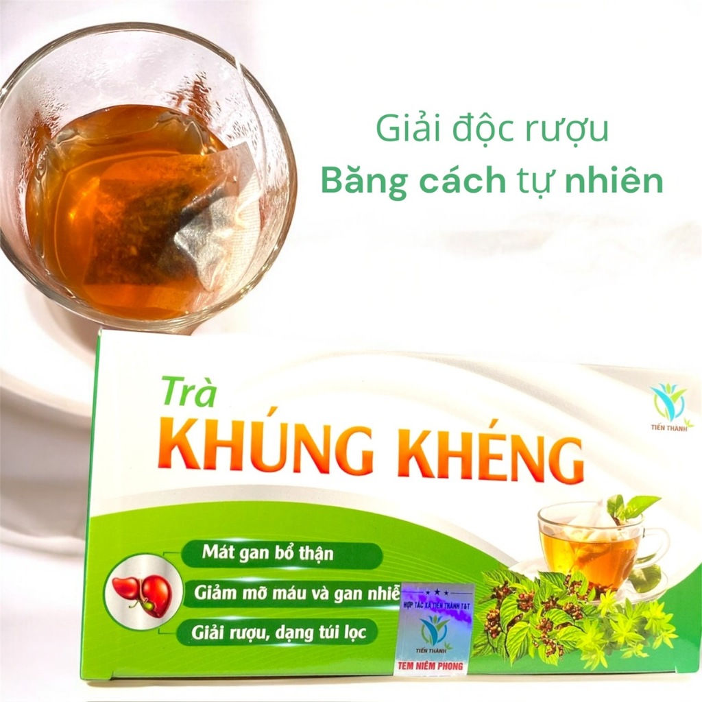 Trà giảm mỡ máu và gan nhiễm mỡ khúng khéng Tiến Thành