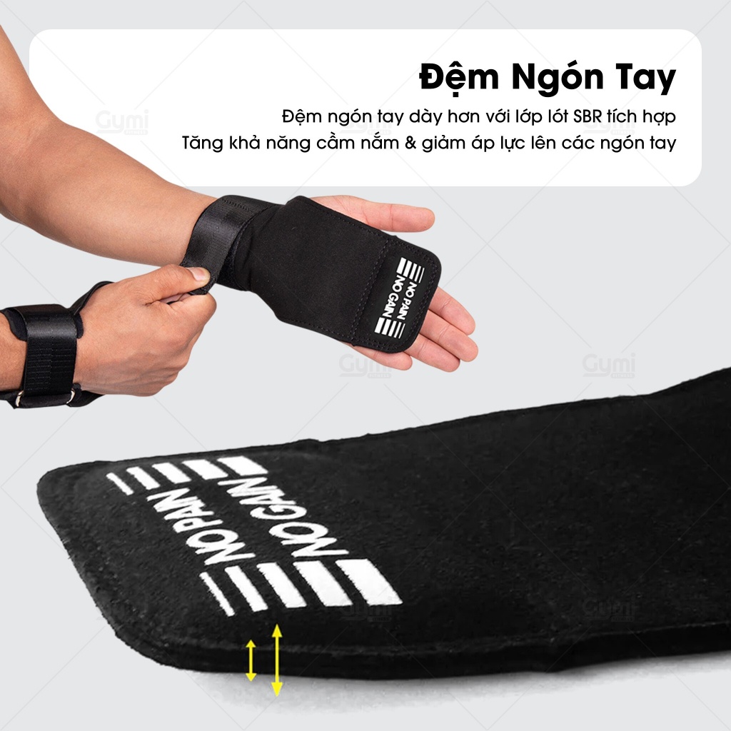 [1 Đôi] Găng Tay Tập Gym Lifting Aolikes HW-7639 - Strap Aolikes - AL7639