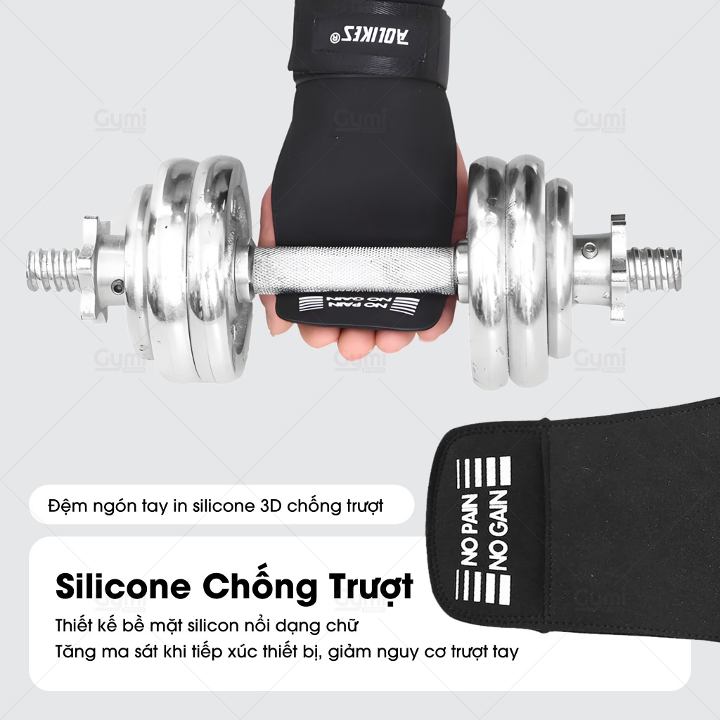 [1 Đôi] Găng Tay Tập Gym Lifting Aolikes HW-7639 - Strap Aolikes - AL7639