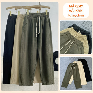 Tổng Hợp Quần Baggy Bigsize Nữ 9 Tấc Vải Jean/Kaki Form Rộng cho Nàng Chubby 50-95kg