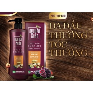 Dầu gội nguyên xuân (mẫu mới chai nở nắp) thể tích 275ml dầu gội thảo dược cho tóc khô, hư tổn, tóc dầu, tóc nhiều gàu