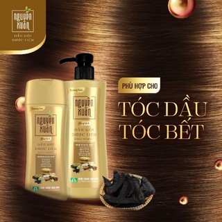 Dầu gội nguyên xuân (mẫu mới chai nở nắp) thể tích 275ml dầu gội thảo dược cho tóc khô, hư tổn, tóc dầu, tóc nhiều gàu