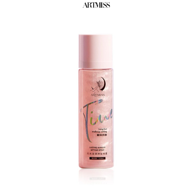 Xịt Khóa Nền ARTMISS 110ml – Giữ Makeup Lâu, Lớp Sương Mịn – 2 Loại: Trong Suốt / Ánh Nhũ