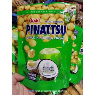 Snack đậu phộng Pinattsu Oishi vị Đậu Phộng (gói 85g)