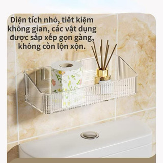 Kệ nhà tắm dán tường đa năng, kệ treo tường nhà vệ sinh