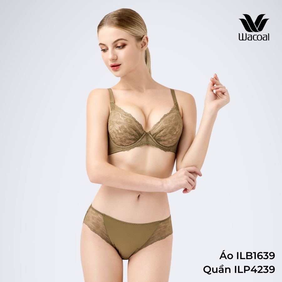 Áo lót Wacoal ILB1639 có gọng, nâng nhẹ mút mỏng < 0.5cm - LB1639