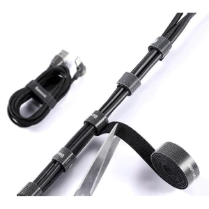 Dây Cuốn Cáp Sạc Ba.seus Velcro siêu dính cố định gọn tai nghe dây máy tính đồ điện tử dây điện