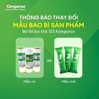 Lõi lọc nước Kangaroo 123 Chính Hãng 100% - Bộ 3 Lõi 1-2-3