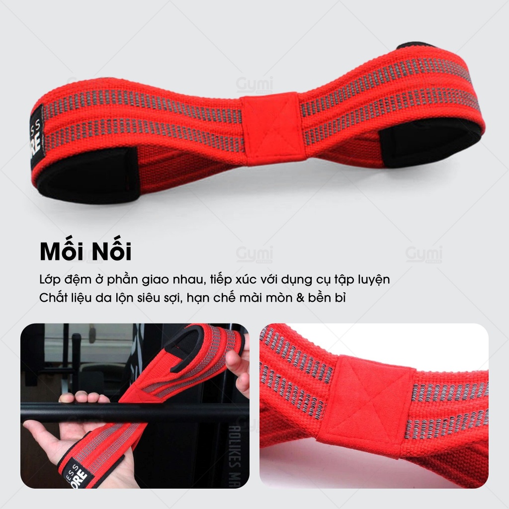 [1 Đôi] Đai Trợ Lực Hình Số 8 Aolikes HW-7640 - Dây Kéo Lưng Hỗ Trợ Nâng Tạ Chống Trượt Chính Hãng - AL7640