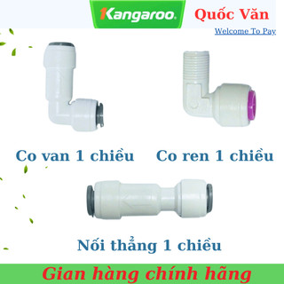 Co Ren 1 Chiều - Nối Thẳng 1 Chiều - Co Van 1 Chiều  [ hàng sitong cao cấp ] - Tặng Chốt Gài Chống Sì Nước