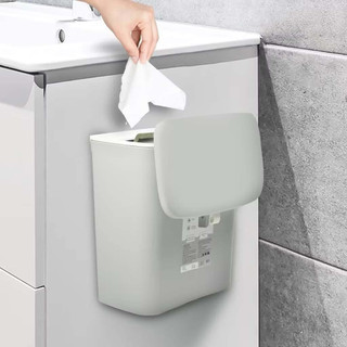 Thùng rác treo tường bếp thông minh,thùng rác dán gắn tủ bếp nhà vệ sinh