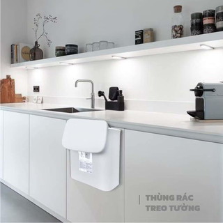 Thùng rác treo tường bếp thông minh,thùng rác dán gắn tủ bếp nhà vệ sinh