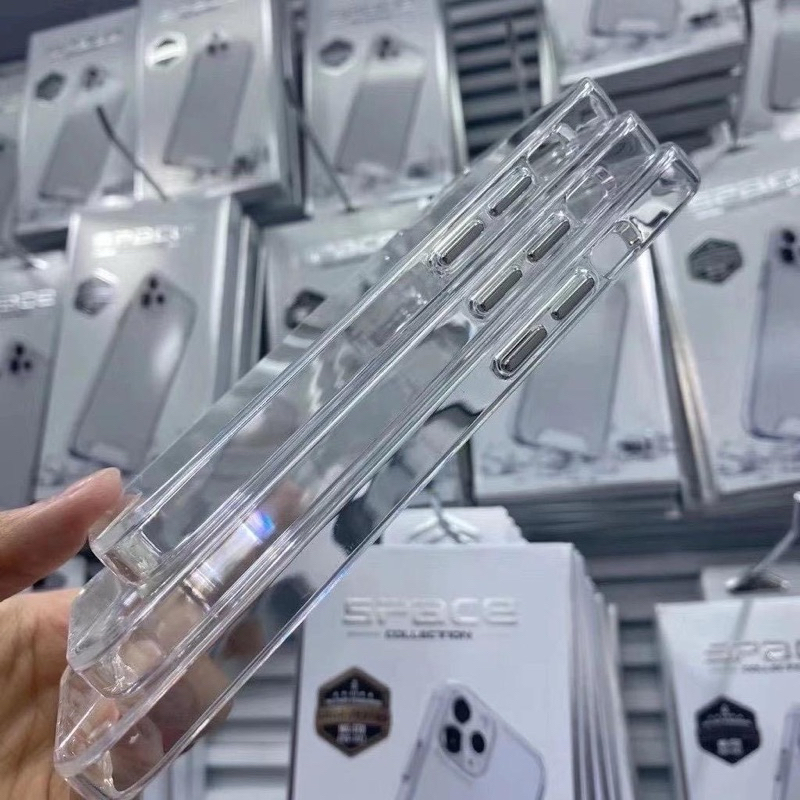Ốp lưng SPACE ACRYLIC chống sốc chống ố từ X -> 16