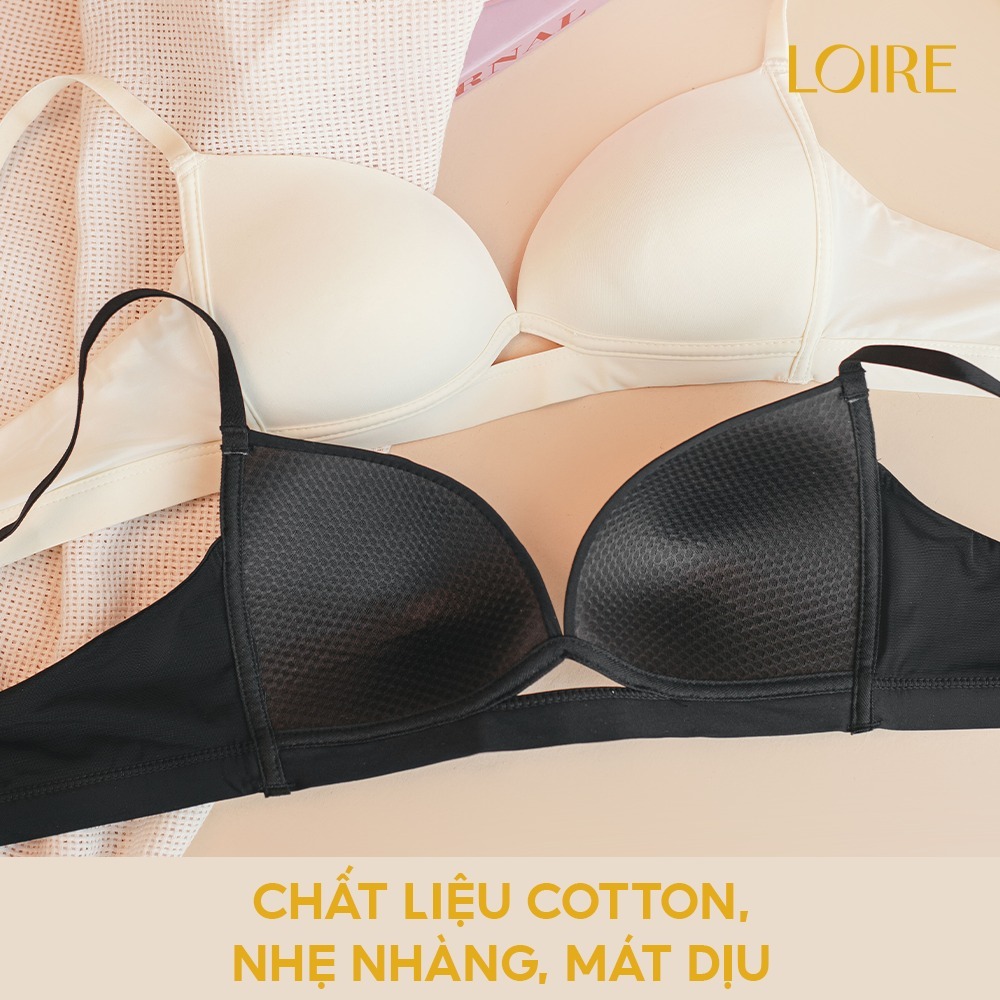 Ảnh Áo Lót Không Gọng Đệm Mỏng 0.5cm Mặc Hằng Ngày Tạo Cảm Giác Nhẹ Nhàng Dễ Thở Như Không Loirechic BRTS105 3