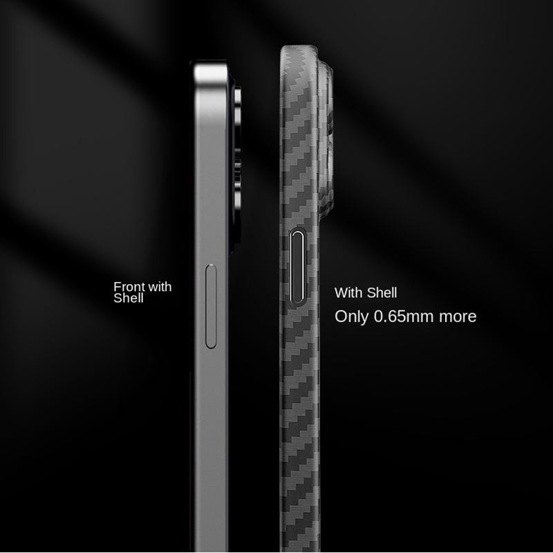 Ốp lưng cứng sợi carbon X - Level siêu mỏng cho IPhone 12promax 13promax 14promax 15promax 16promax