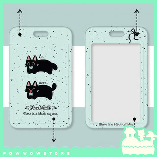 Bao Đựng Thẻ Nhân Viên Nhựa ABS Hình Thú Cute Dog Cat, Hoạt Hình Mèo Chó Đáng Yêu