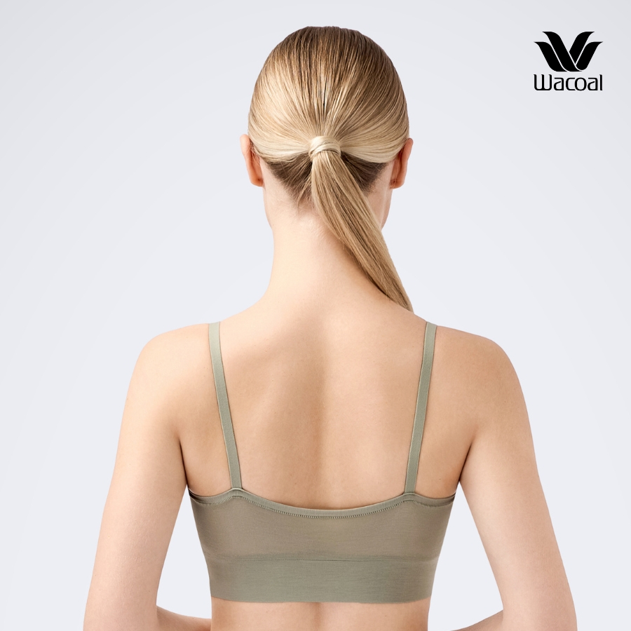Áo lót Wacoal IOB9301 Trendy Bra không gọng kiểu áo 2 dây không móc gài (giả bra thể thao)