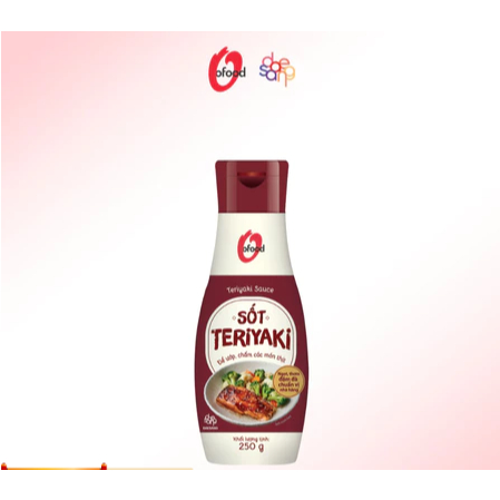 Sốt teriyaki hoàn chỉnh O'food chai 250g