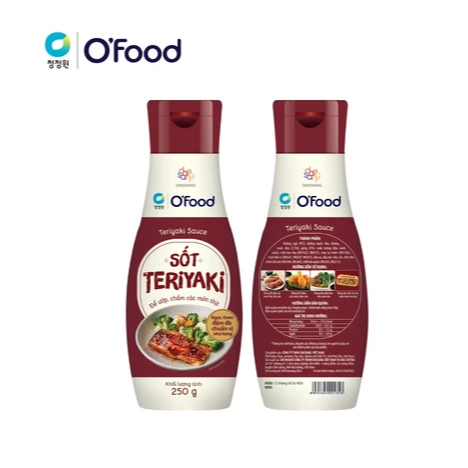Sốt teriyaki hoàn chỉnh O'food chai 250g