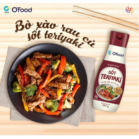 Sốt teriyaki hoàn chỉnh O'food chai 250g